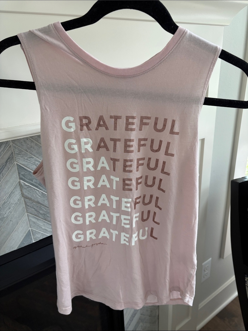 Evereve Spiritual Gangster Thankful Tank Pink Size M View 3